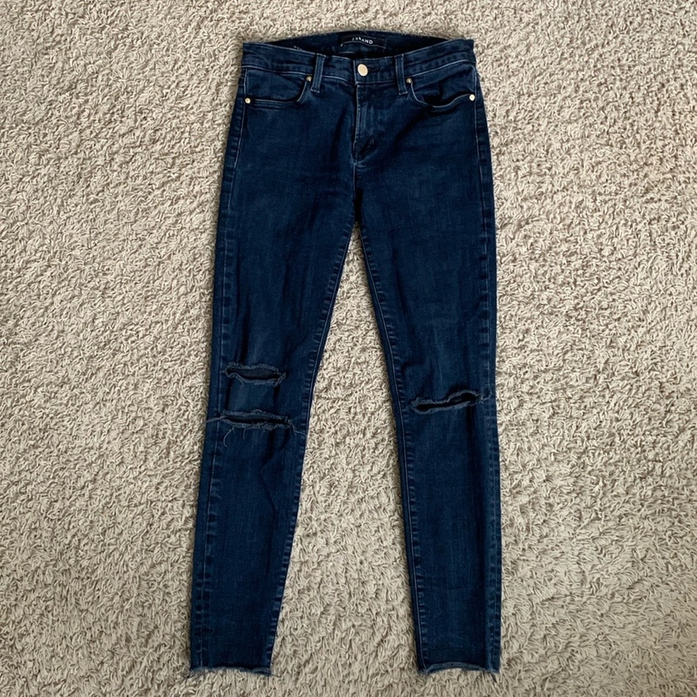 J Brand blue mercy cropped skinny size 27 jeans